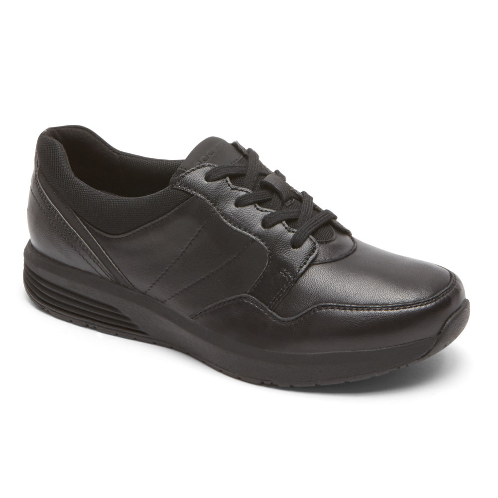 Rockport Singapore Womens Sneakers - Trustride Lace-Up Black - ML6142308